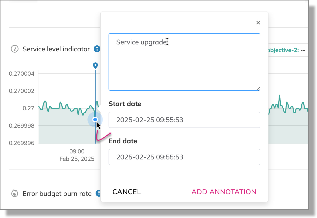 adding user annotation