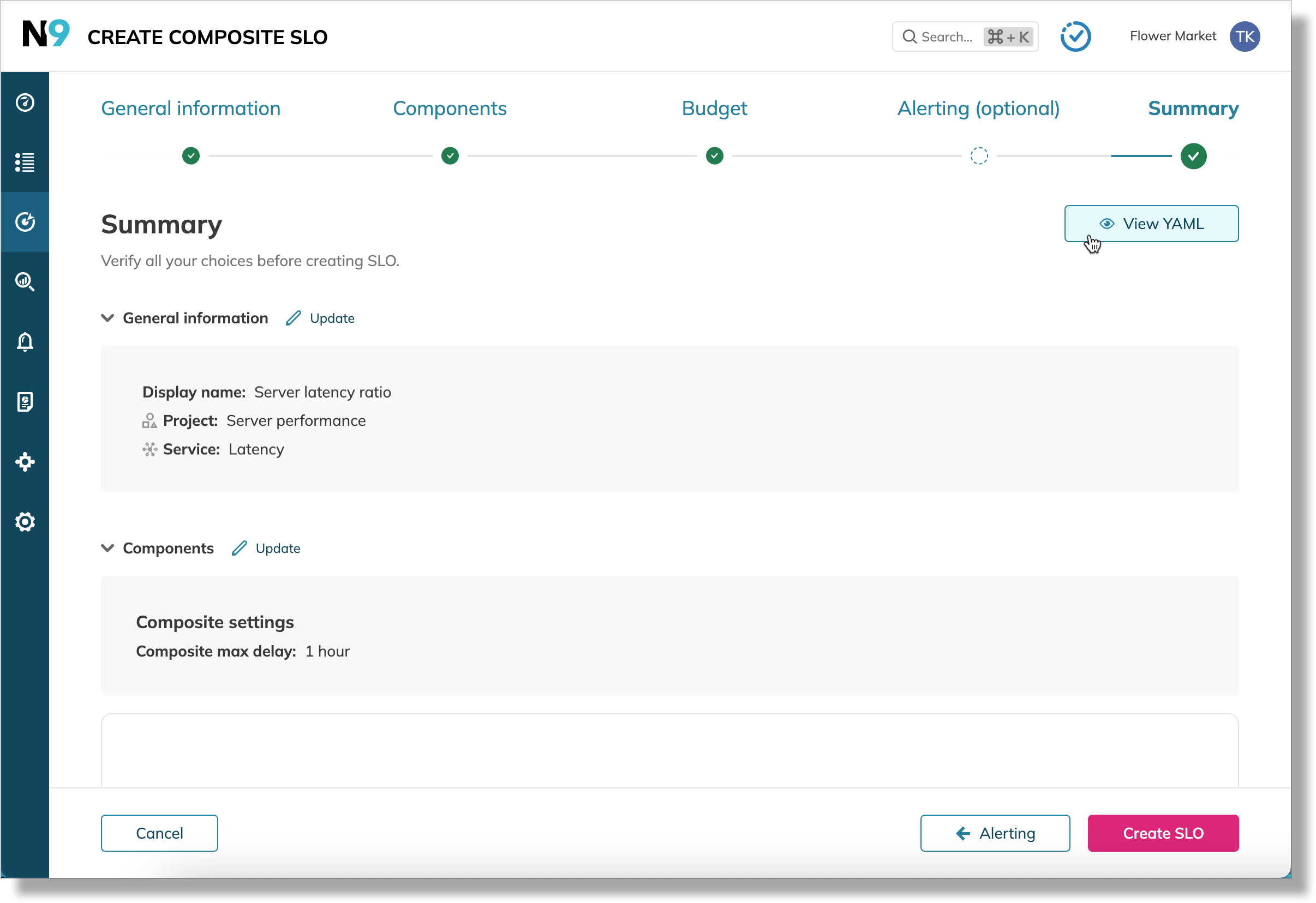 view yaml composite slo