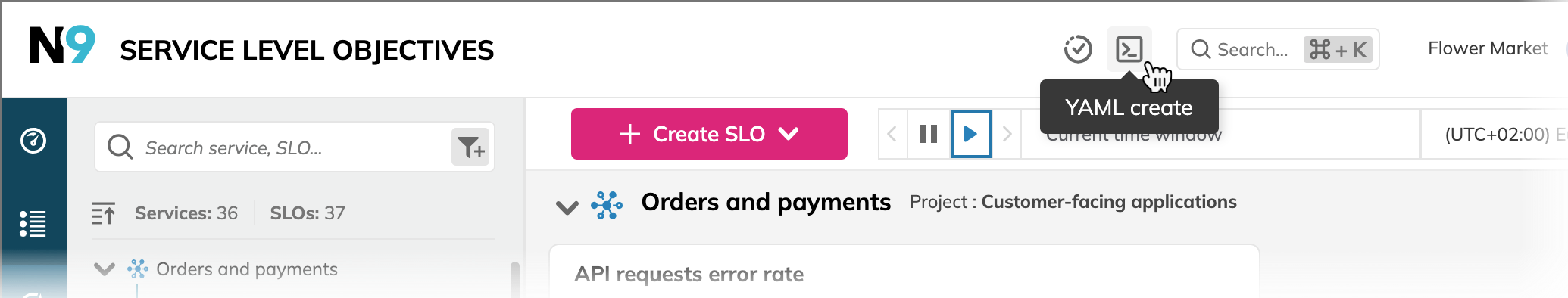 yaml create button